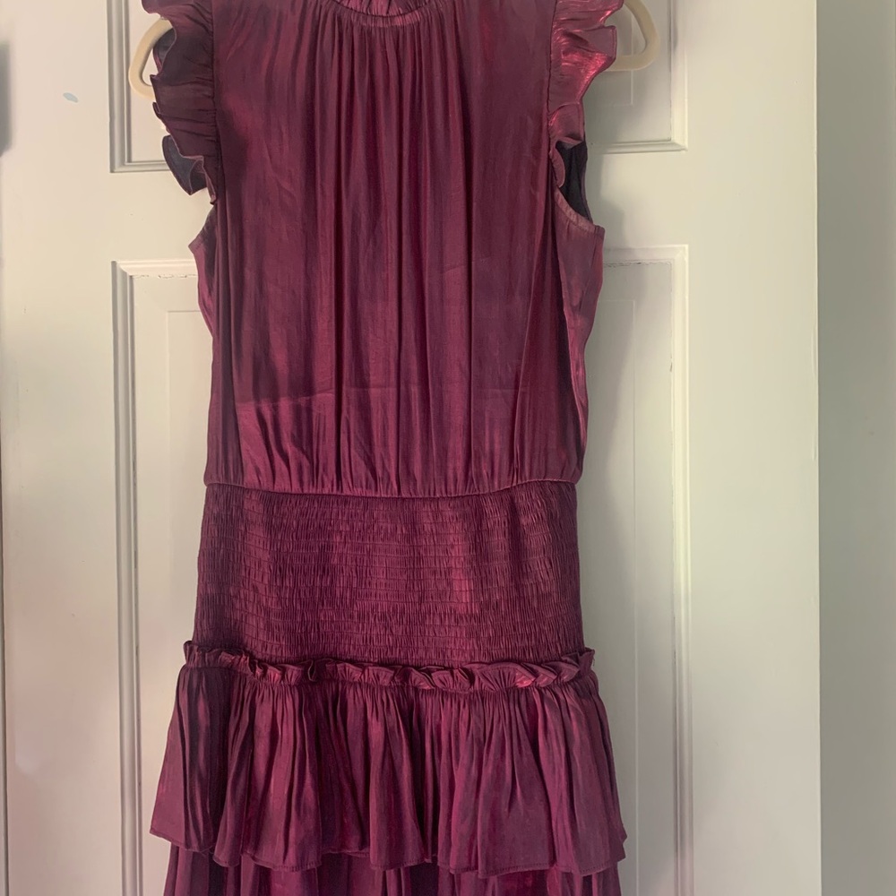 Mini purple dress